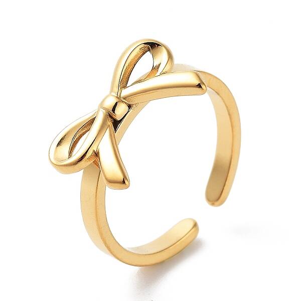 304 Stainless Steel Open Cuff Rings for Women