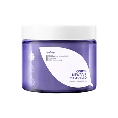 Isntree Dischetti Detergenti Per Il Viso Onion Newpair (Trasparenti) 60 Pezzi