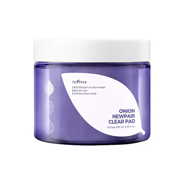 Isntree Newpair Onion Cleansing Facial Pads (Transparent Pad) 60pcs