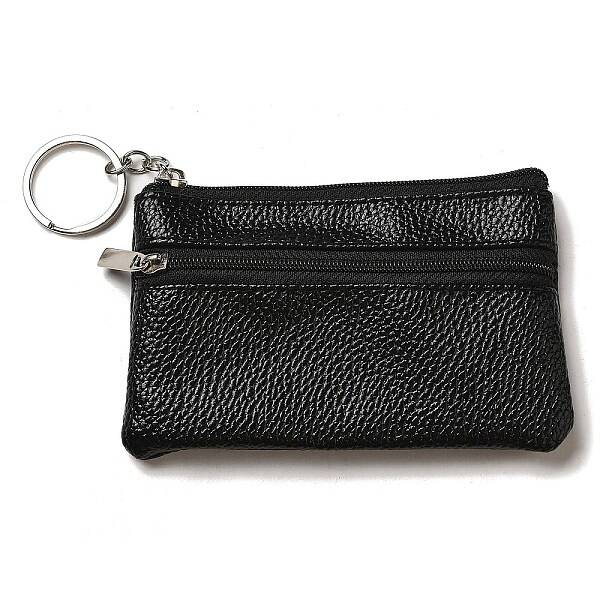 PU Leather Wallets with Alloy Zipper