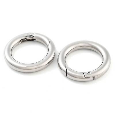 Non-Tarnish 304 Stainless Steel Spring Gate Rings