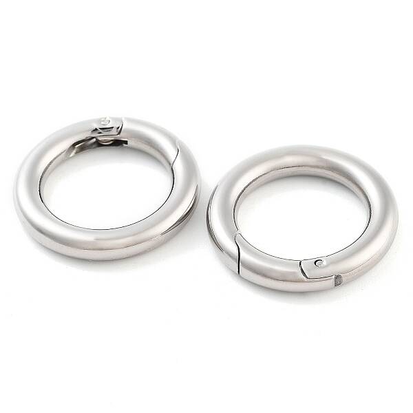 Non-Tarnish 304 Stainless Steel Spring Gate Rings