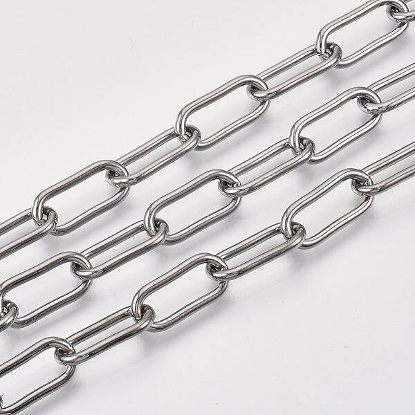 Unwelded Iron Paperclip Chains