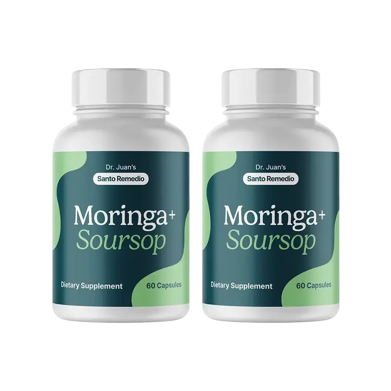 Santo Remedio Moringa + Soursop (2-pack), 30 servings per bottle
