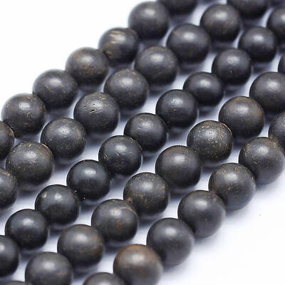 Natural Wood Beads Strands