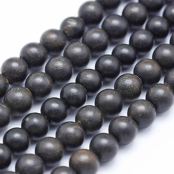 Natural Wood Beads Strands