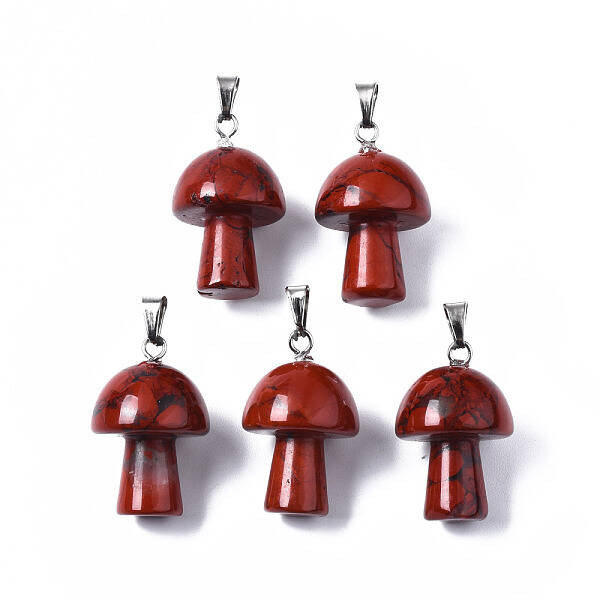 Natural Red Jasper Pendants