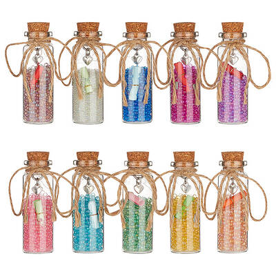 Cork Glass Wishing Bottle for Pendant Decoration
