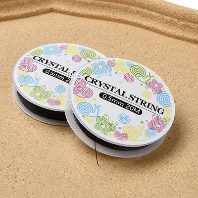 Round Elastic Crystal Thread