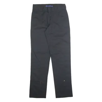 DICKIES Chino Mens Trousers Black Regular Straight W28 L30