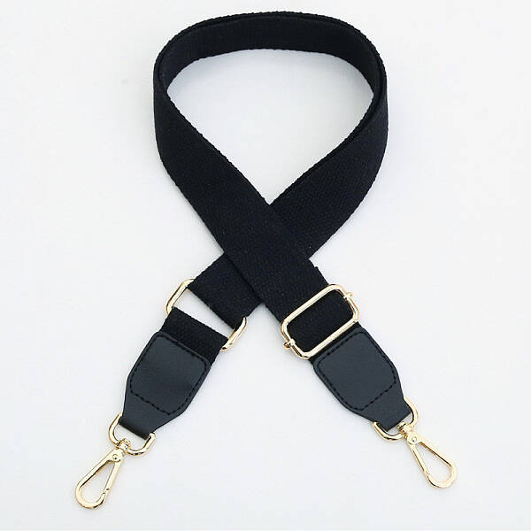 Solid Color Cotton Adjustable Wide Shoulder Strap