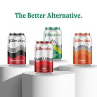 DrinkPalestina Flavored Soda Beverage 6-Pack, 12 FL.OZ (355mL) Cans