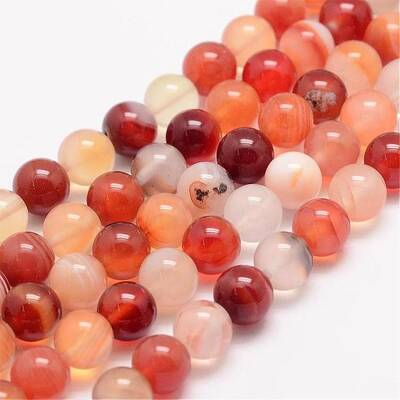 Natural Carnelian Bead Strands