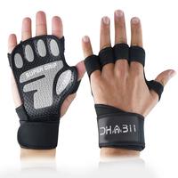 Dhabii Super Grip Weight Lifting Gloves with Wrist Wraps for men and women,  Great for Gym Fitness, Cross Training, Hand Supp...