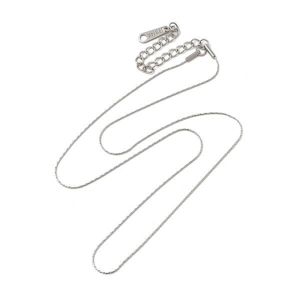 Non-Tarnish 304 Stainless Steel Boston Link Chain Necklace for Women