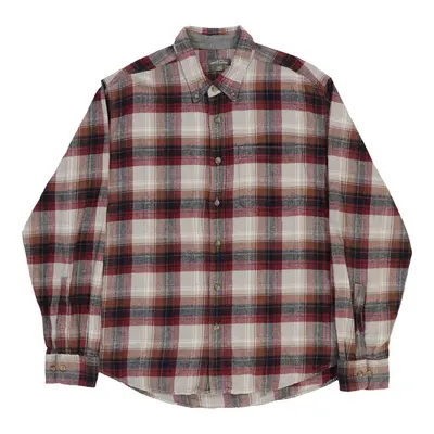 Eddie Bauer Checked Shirt - 2XL Red Cotton