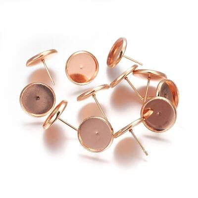 304 Stainless Steel Stud Earrings Findings