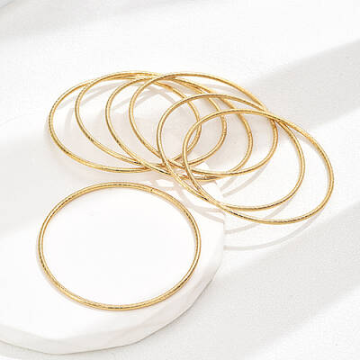 Stainless Steel Simple Thin Bangle