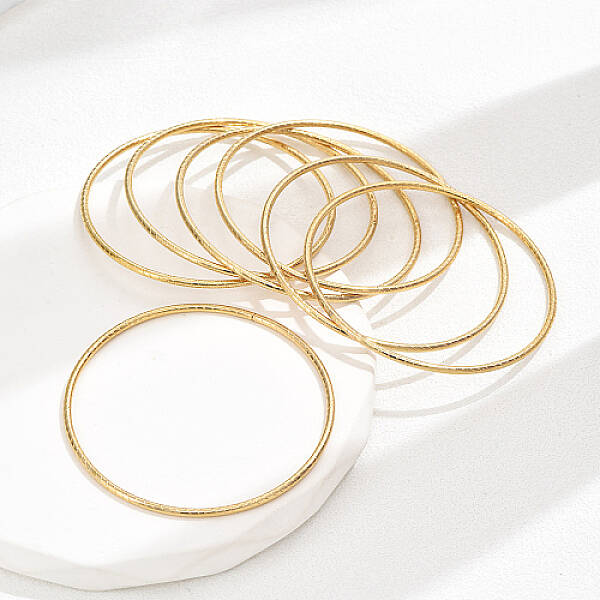 Stainless Steel Simple Thin Bangle