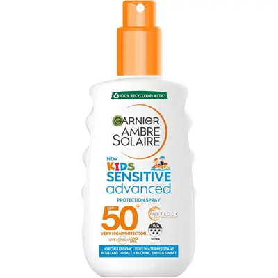 Garnier Protective Spray For Children For Sensitive Skin Spf 50+ Ambre Solaire (Protective Spray) 150 Ml