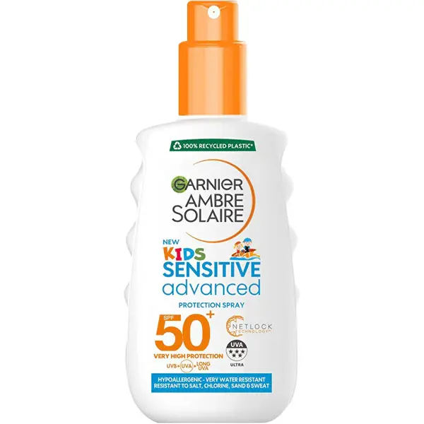 Garnier Protective Spray For Children For Sensitive Skin Spf 50+ Ambre Solaire (Protective Spray) 150 Ml