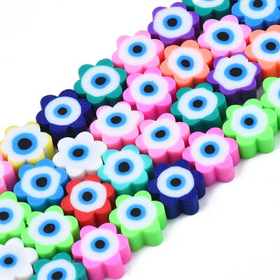 Handmade Polymer Clay Bead Strands