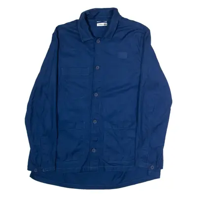 IKEA Mens Workwear Jacket Blue Twill L