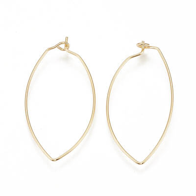 Brass Hoop Earrings Findings