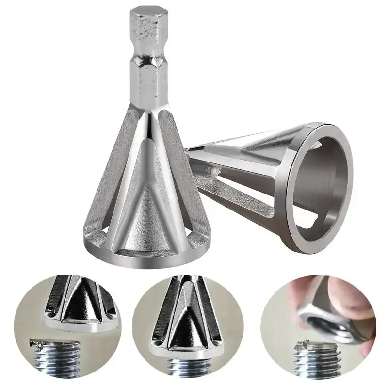 Drill Bit Set, Deburring External Chamfering Tool, Deburring External Chamfering Tool, Power Tool Accessories for Drill Bit S...