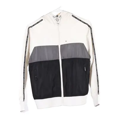 Age 11-12 Champion Jacket - Medium White Polyester