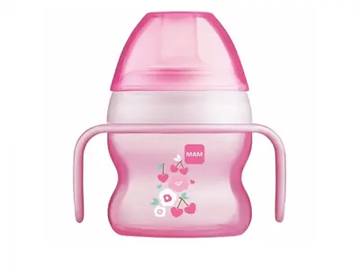 MAMÂ Flexible Spout Cup 6 months+ Flower - Pink 150 ml