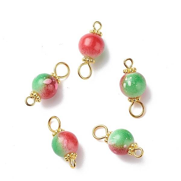 Two Tone Resin Connector Charms