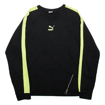PUMA Mens Sweatshirt Black XS