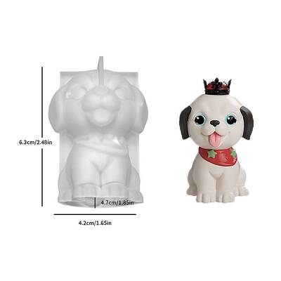Dog Display Decoration Silicone Mold