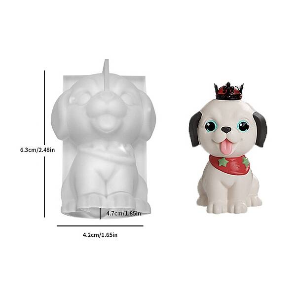 Dog Display Decoration Silicone Mold