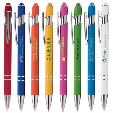 100 Promotional Ellipse Softy Brights w/ Stylus - ColorJet - ...