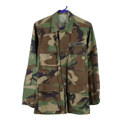 U.S. Army Camo Jacket - XS Khaki Cotton Blend
