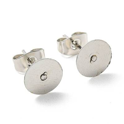Iron Stud Earring Findings