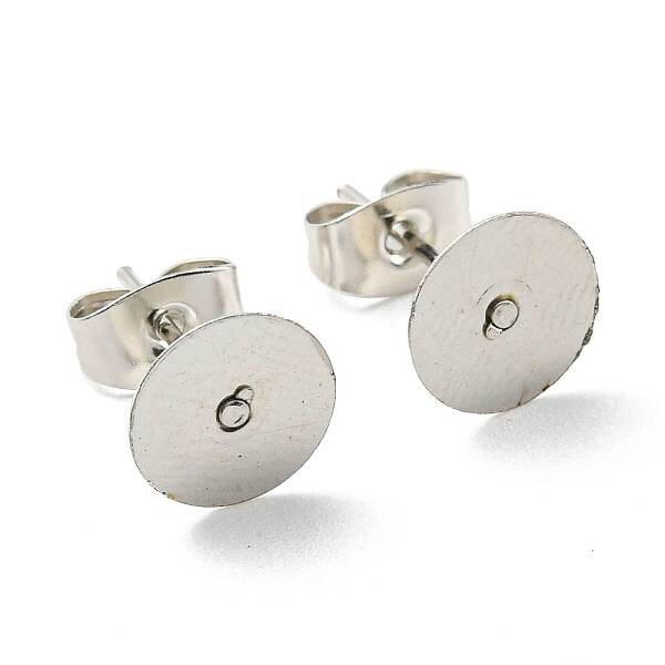 Iron Stud Earring Findings