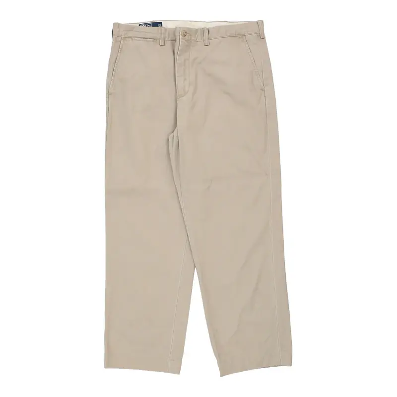 Preston Pant Ralph Lauren Trousers - 35W 29L Beige Cotton
