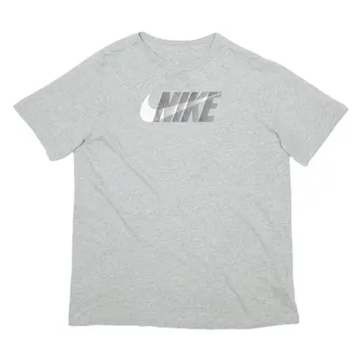 NIKE Mens T-Shirt Grey XL
