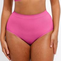 Feelingirl Seamless High-Waist Tummy Control Antibacterial Peach Hip Brief Comfort Nylon Womenswear Casual Fit Everyday Style...