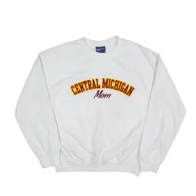 MV SPORT Central Michigan Sweatshirt White Mens M