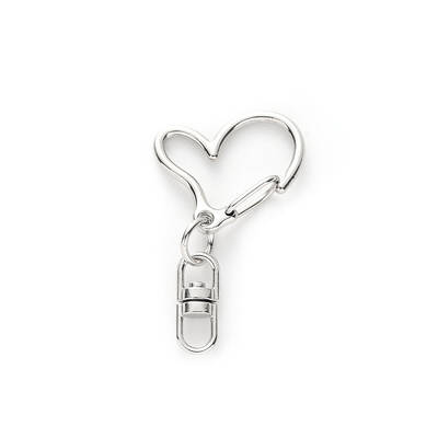 Heart Alloy Swivel Clasps