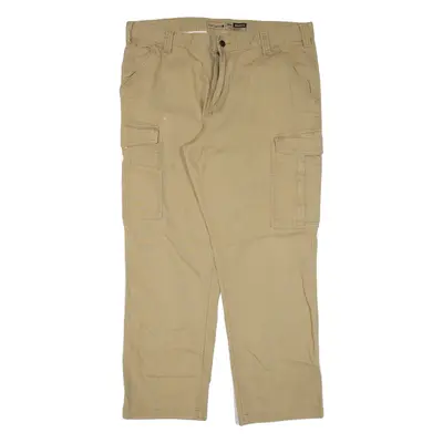 CARHARTT Cargo Workwear Mens Trousers Beige Relaxed Straight W38 L30