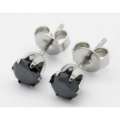 Cubic Zirconia Ear Studs