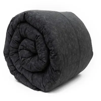 Black Cotton Weighted Blanket