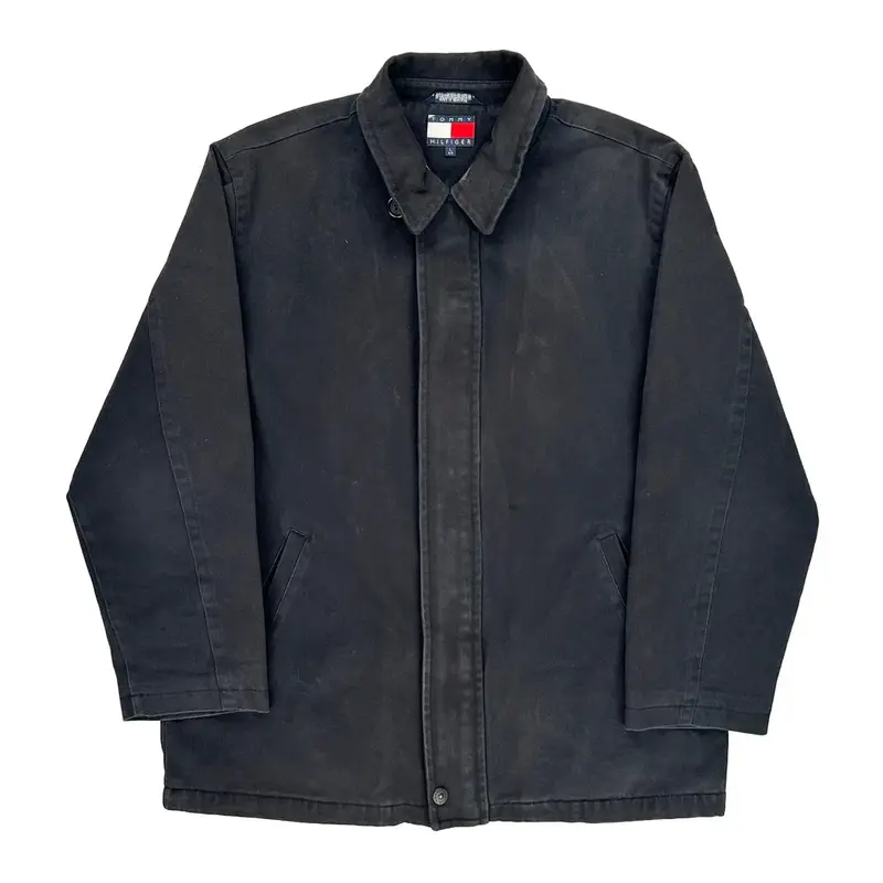 Tommy Hilfiger Jacket - Large Black Cotton