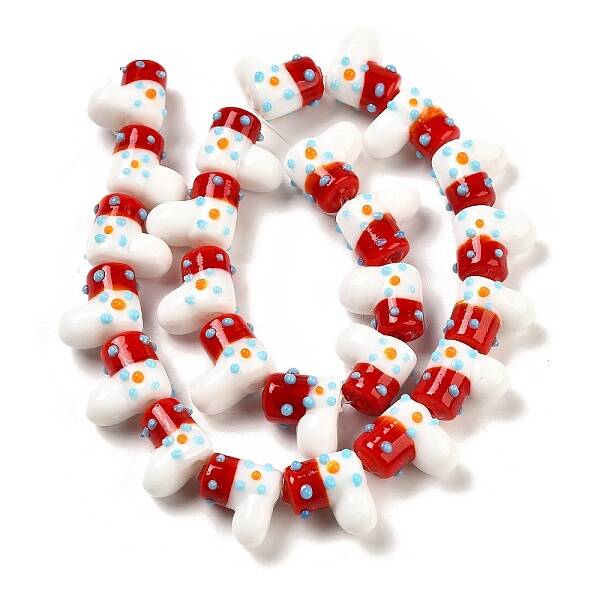 Handmade Lampwork Bumpy Beads Strands