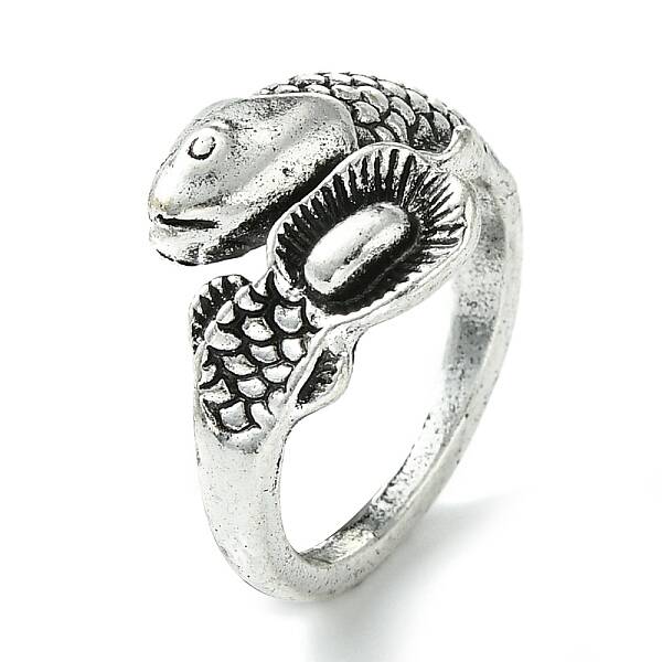 Snake Alloy Open Cuff Rings